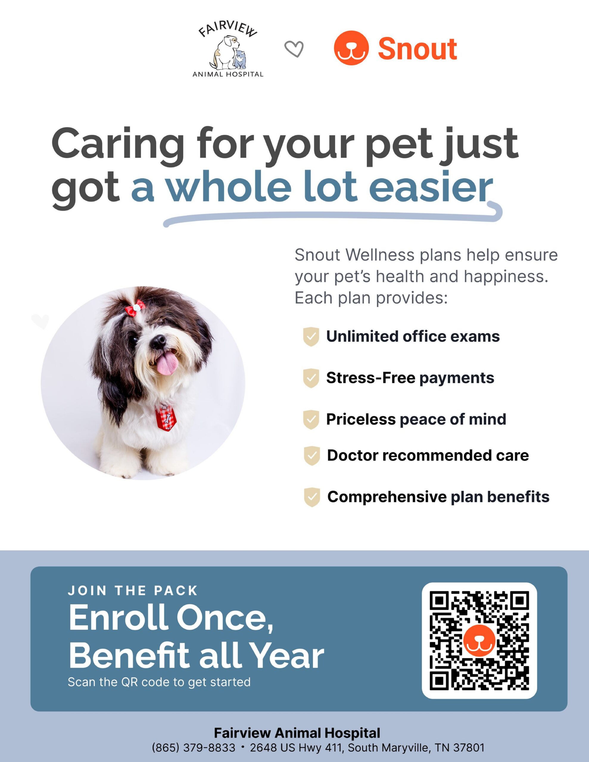 Snout Wellness Plans graphics